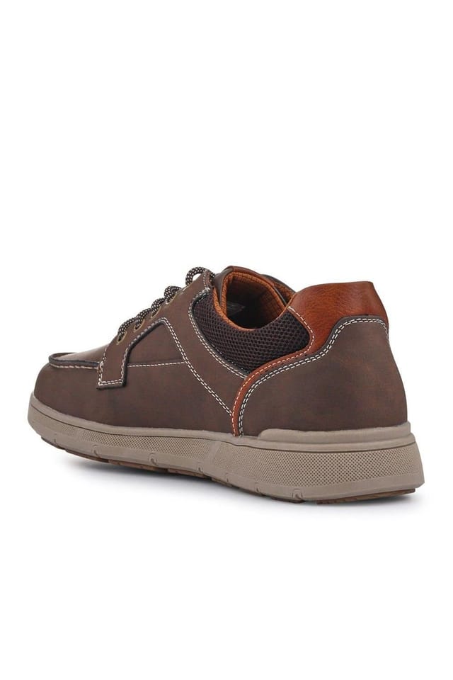 Pavers Pavers Men's Casual Lace Up Shoes in Brown - 3