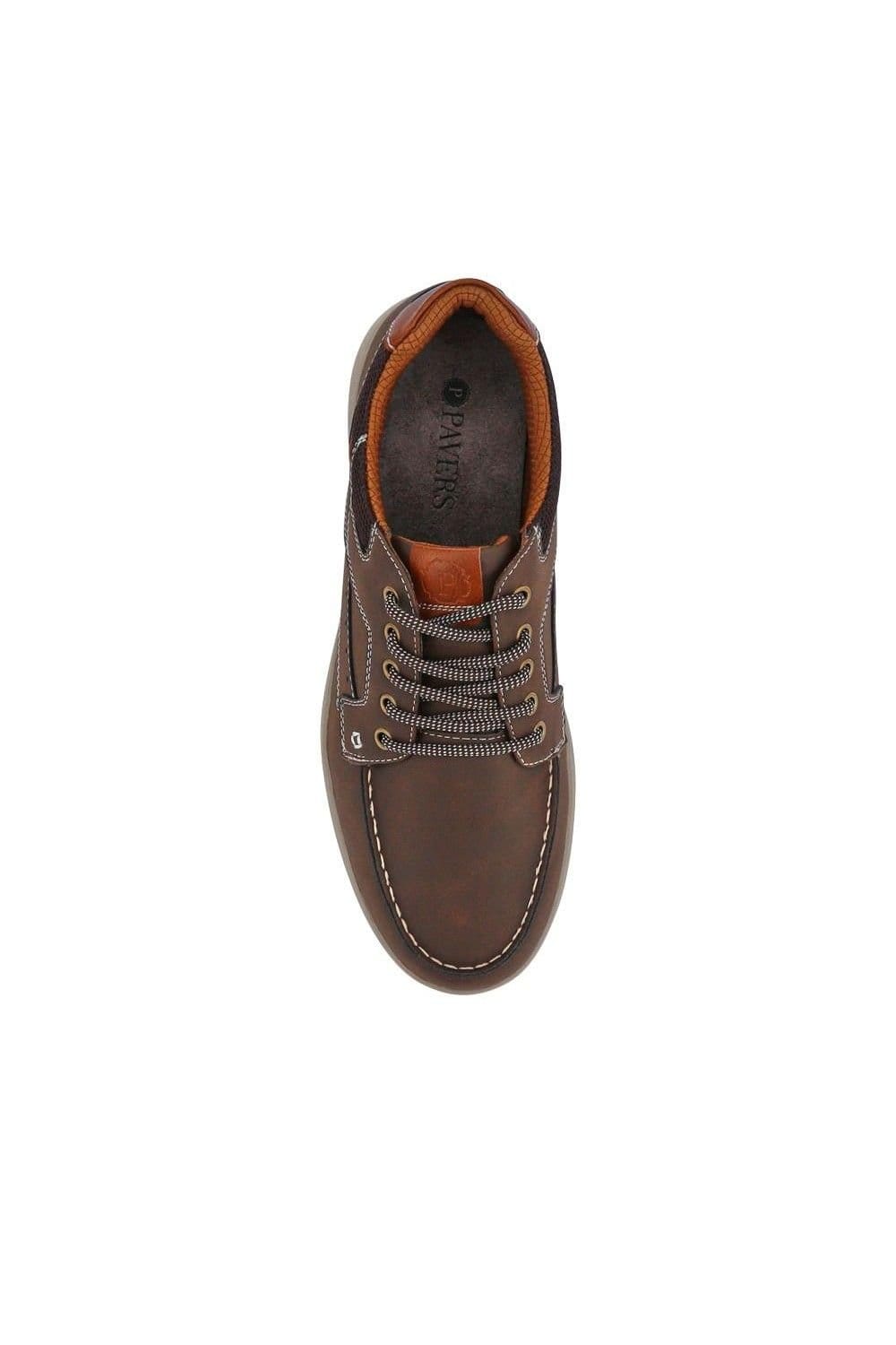 Pavers Pavers Men's Casual Lace Up Shoes in Brown - 4