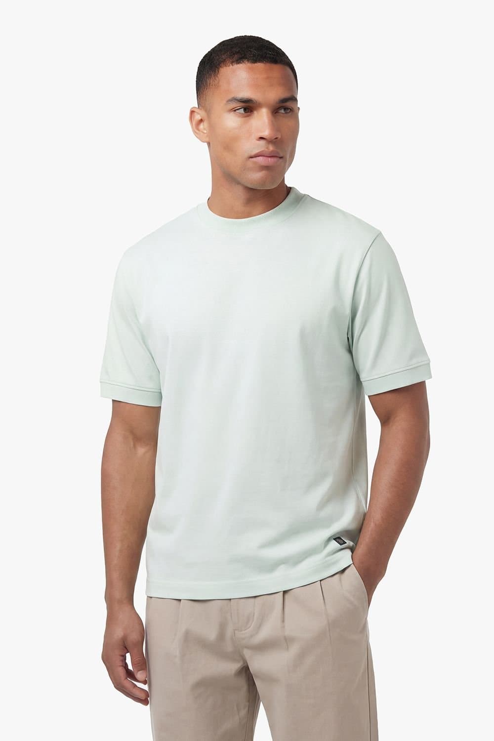 Luke 1977 Luke 1977 Men's Dapper Schnapper T-shirt in Light Green