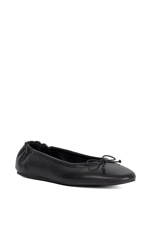 Dune London Dune London Women's 'Handle' Leather Ballet Pumps in Black - 2