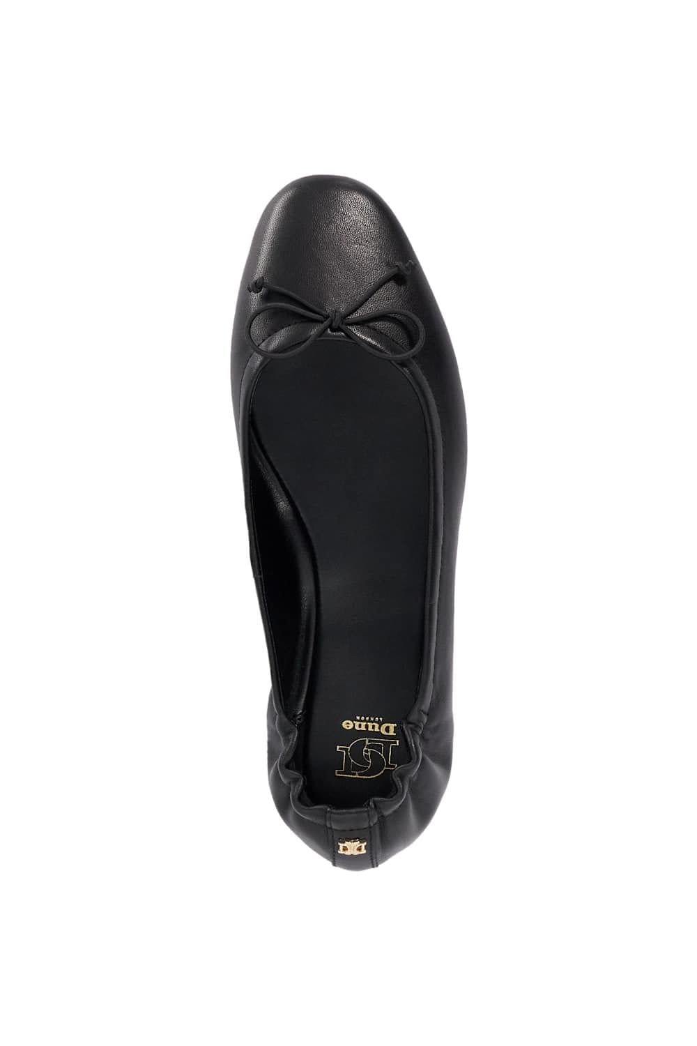 Dune London Dune London Women's 'Handle' Leather Ballet Pumps in Black - 4