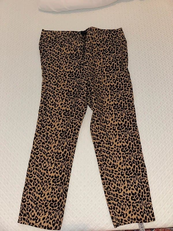 ASOS Leopard ASOS Luxe jeans