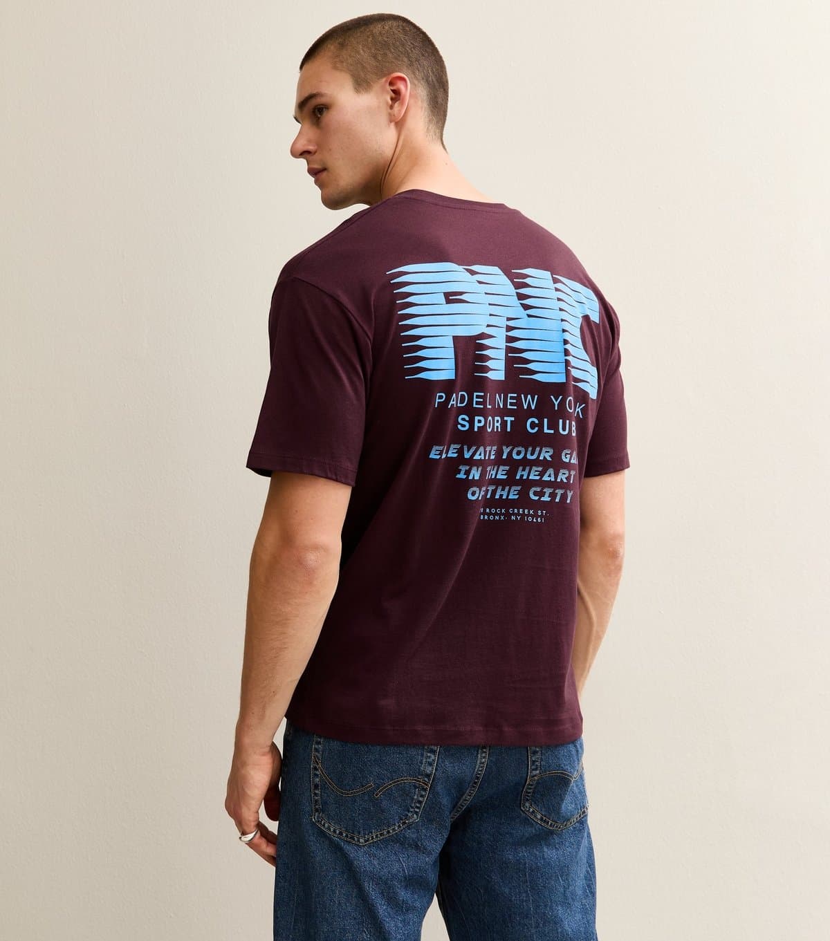 jack & jones Men's Brown PNC Print T-Shirt Jack & Jones New Look
