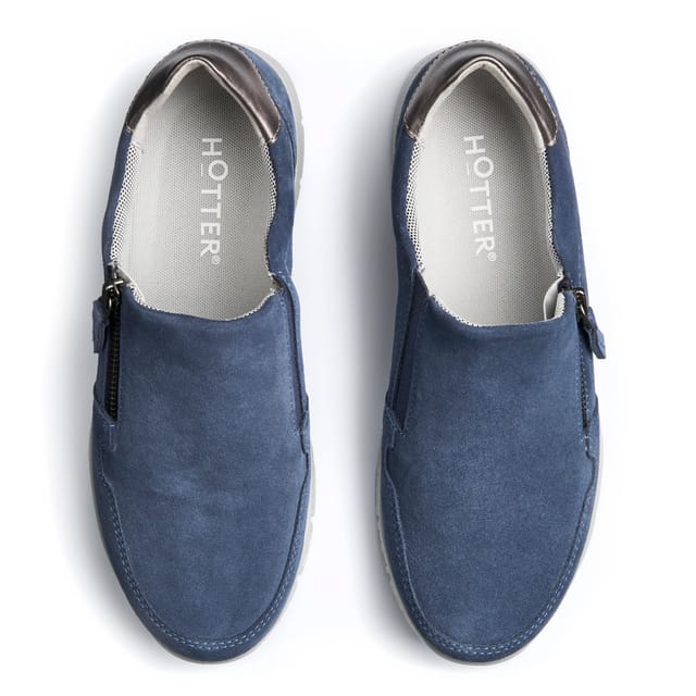 Hotter Hotter Women's 'Skyla' Trainers in Mid Blue - 3
