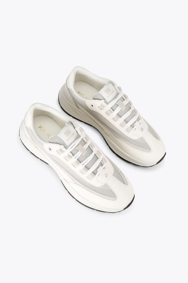 KG Kurt Geiger KG Kurt Geiger Men's 'Leo' Trainers in Light Grey - 2