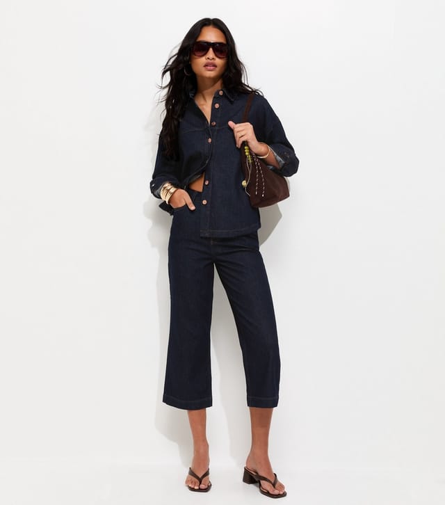 New Look Women's Blue Long Sleeve Oversized Denim Shirt New Look - 3