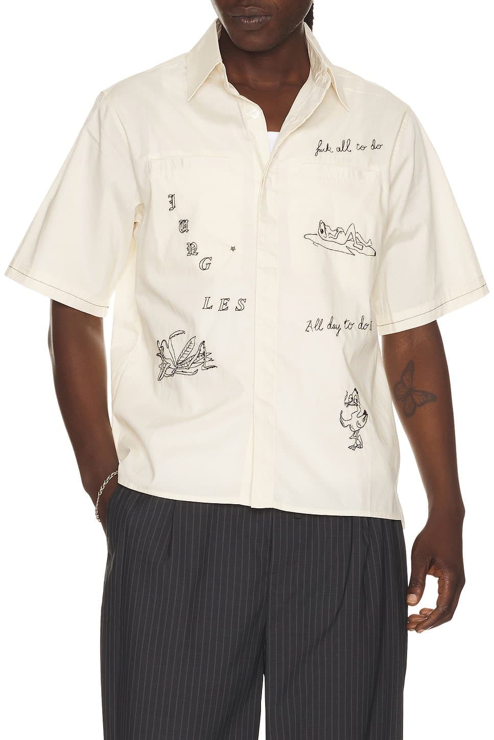 revolve Fuck All Button Up Shirt