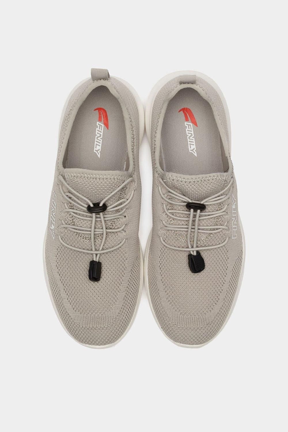 Finily Finily Women's Rina Trainer with Elastic Laces in Grey - 3