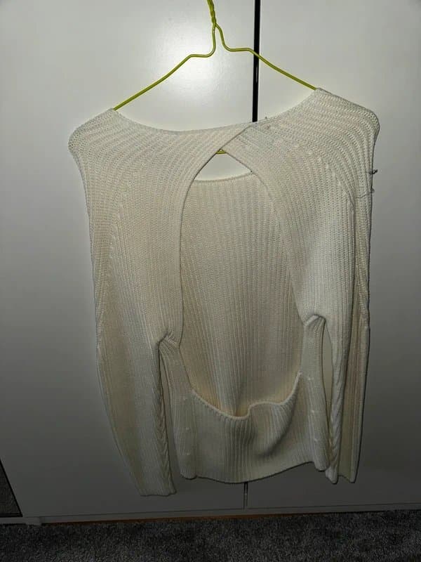 ASOS Asos cream backless jumper