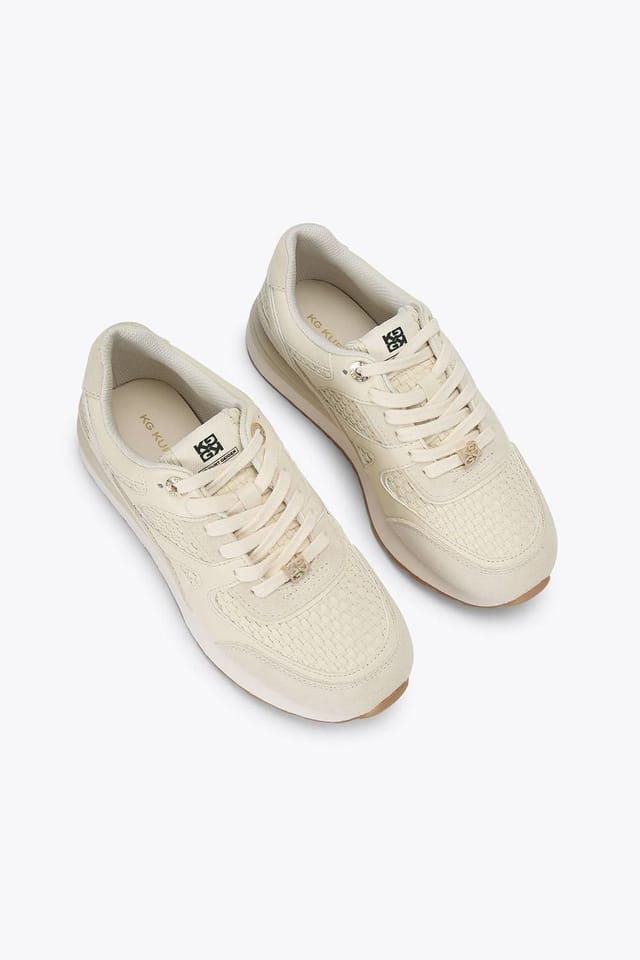KG Kurt Geiger KG Kurt Geiger Women's 'Lyric Weave' Trainers in White - 2