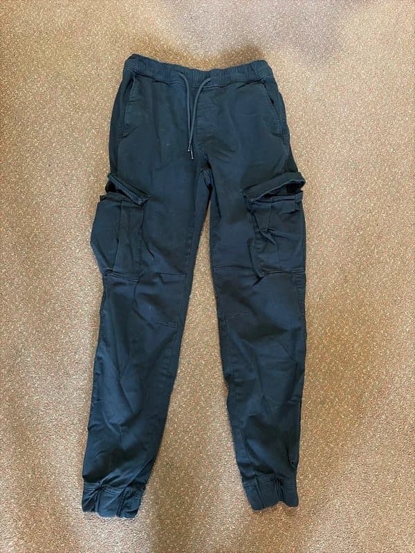Bershka Black Cargo Pants