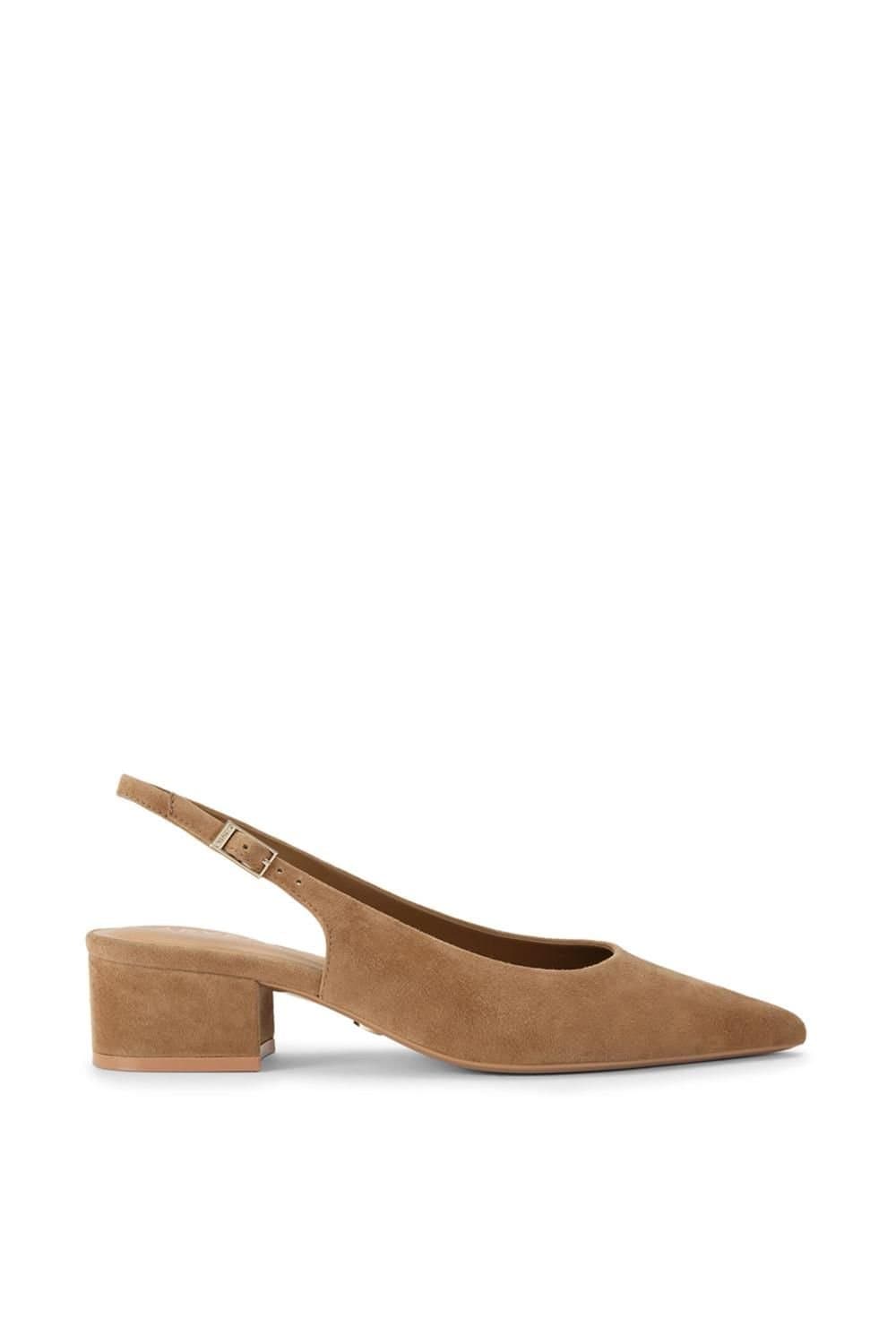 Carvela Carvela Women's 'Armonia Sling' Suede Heels in Camel