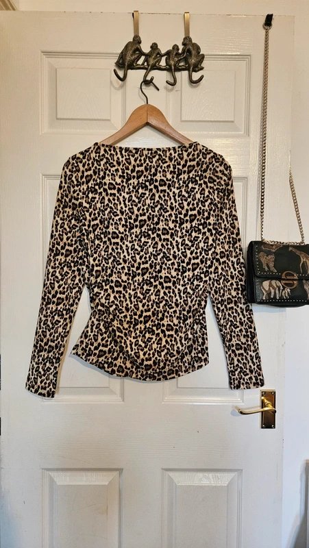 TU Woman TU Leopard Print Ruched Top - 1