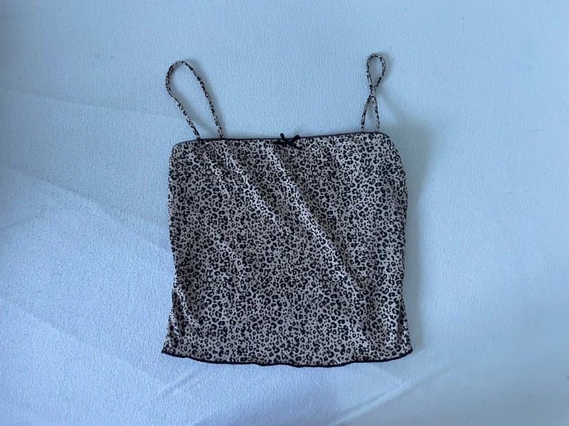 Bershka leopard print cami
