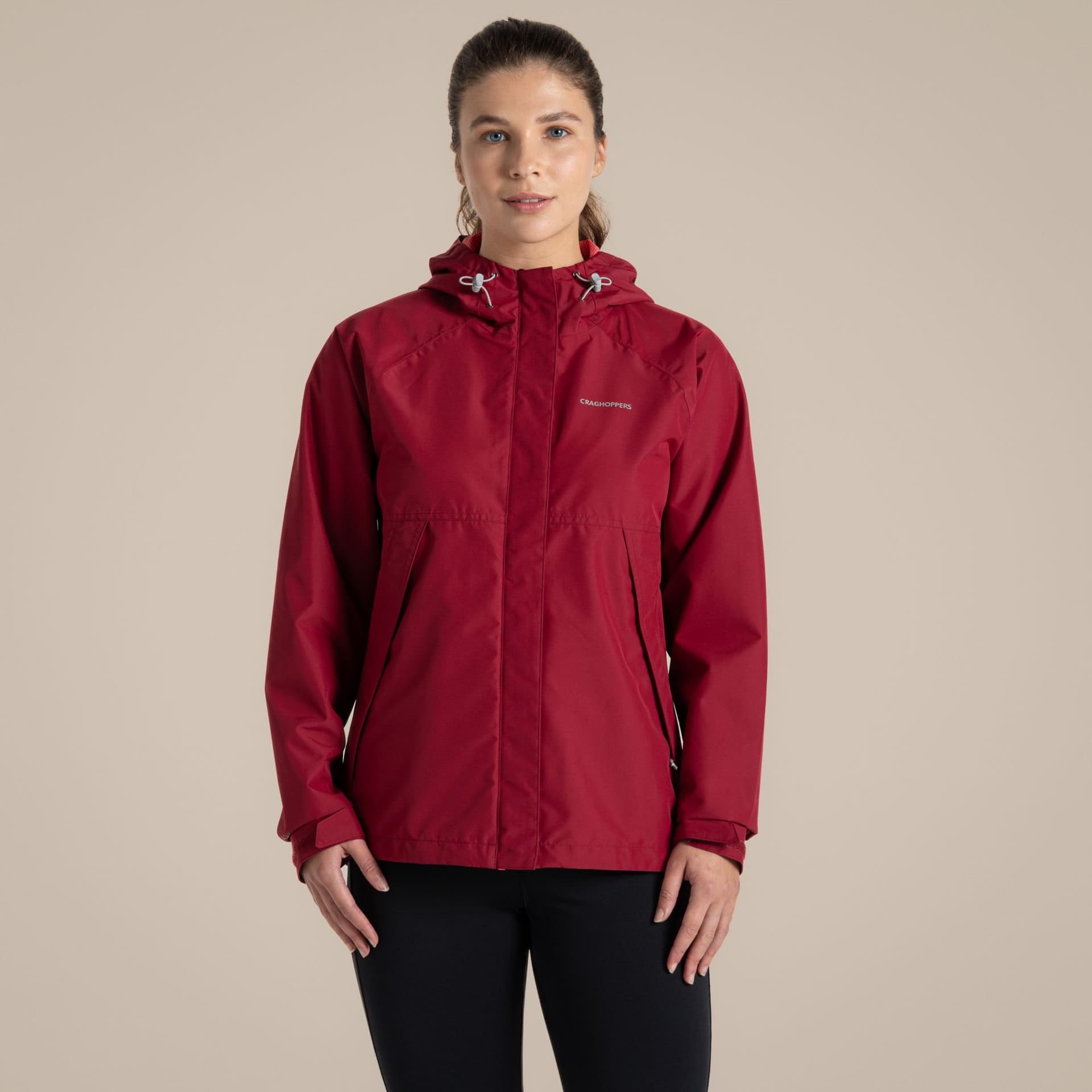 Craghoppers Craghoppers Women's Ossus Waterproof Jacket in Red