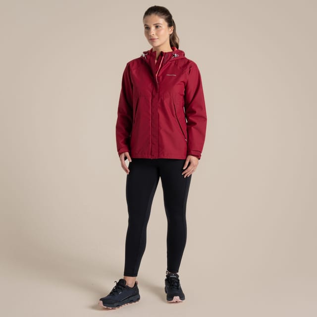 Craghoppers Craghoppers Women's Ossus Waterproof Jacket in Red - 3