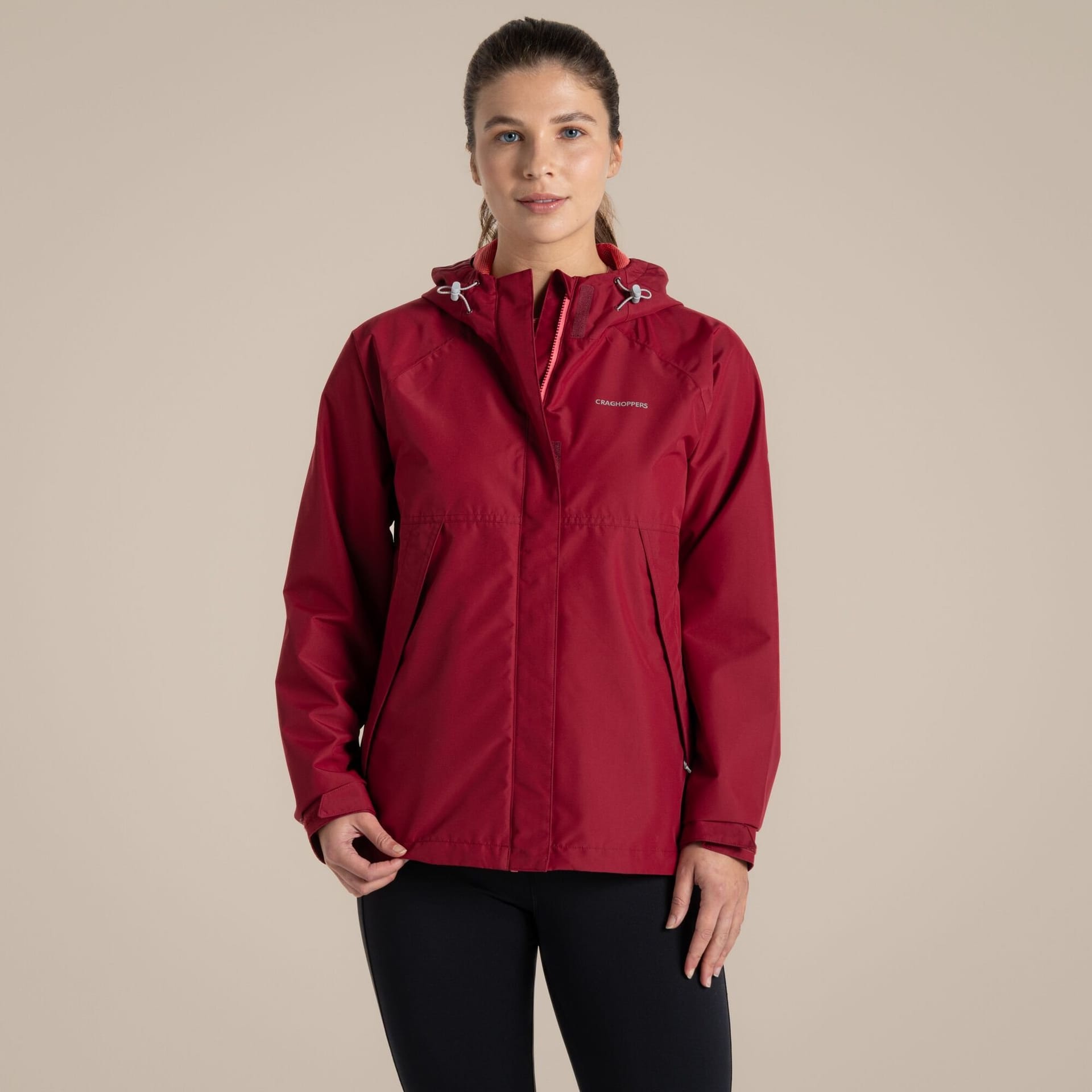 Craghoppers Craghoppers Women's Ossus Waterproof Jacket in Red - 4