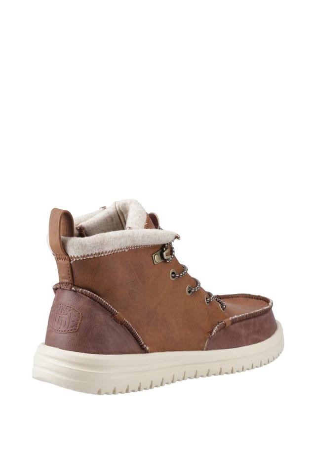 HEY DUDE Hey Dude Men's Bradley Tumbled Classic Boots in Dark Brown - 2
