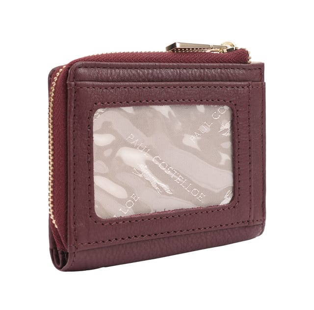 Paul Costelloe Paul Costelloe Women's Tilly Leather Purse in Burgundy - 2