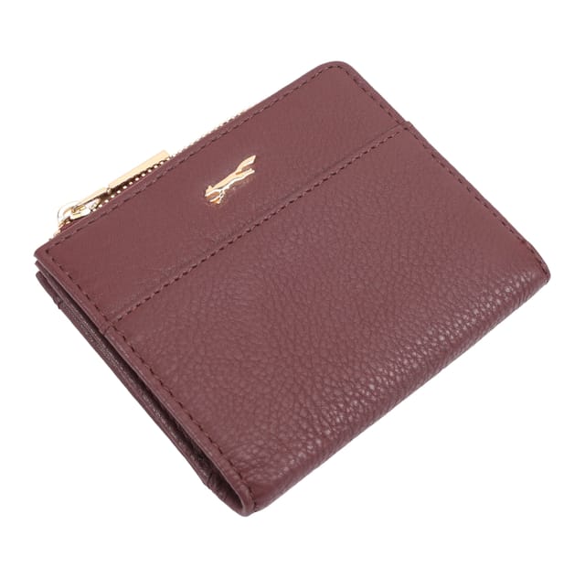 Paul Costelloe Paul Costelloe Women's Tilly Leather Purse in Burgundy - 3
