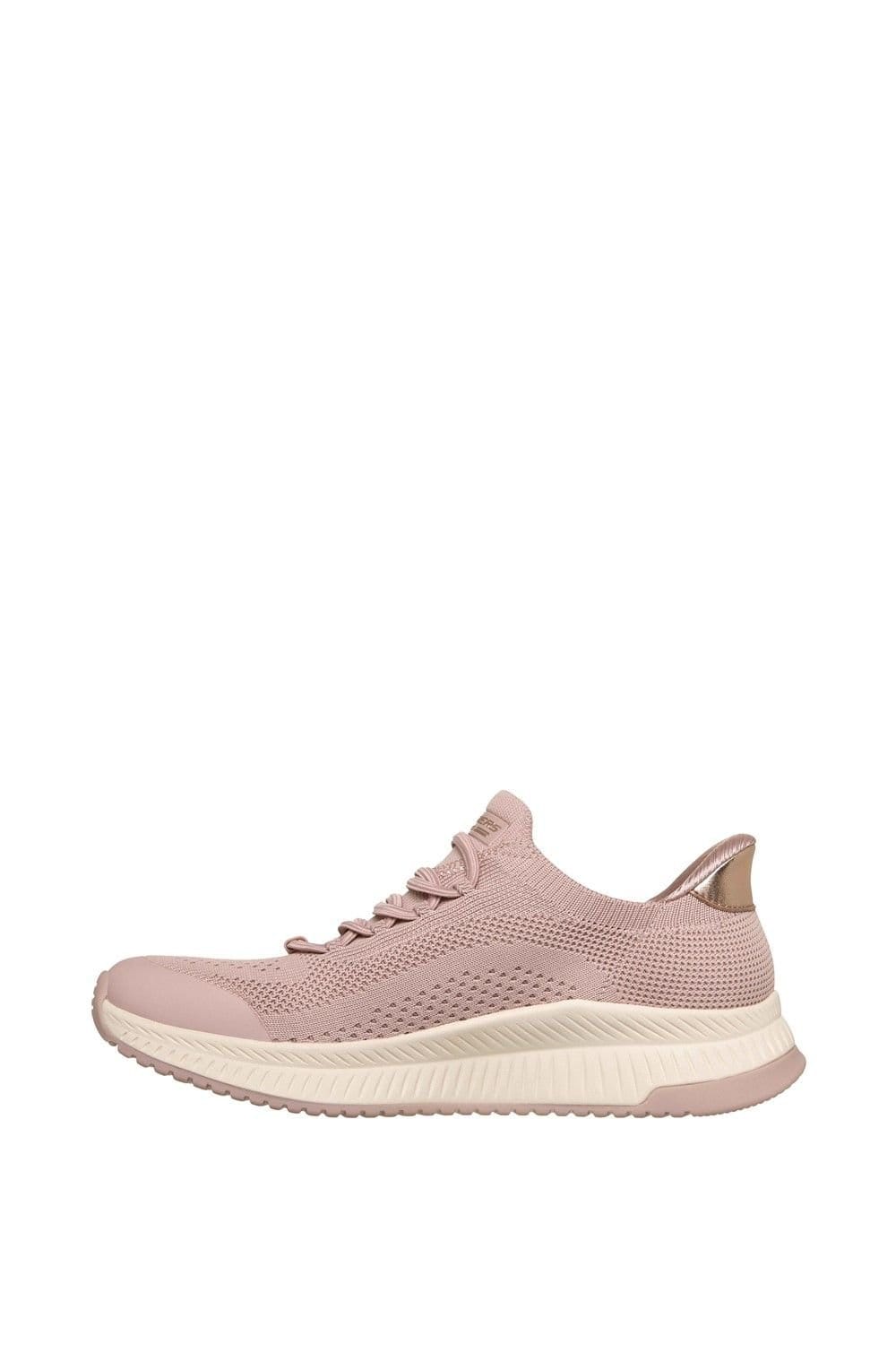 Skechers Skechers Women's BOBS Sport Squad 4 Dire Step Trainer in Pink - 4