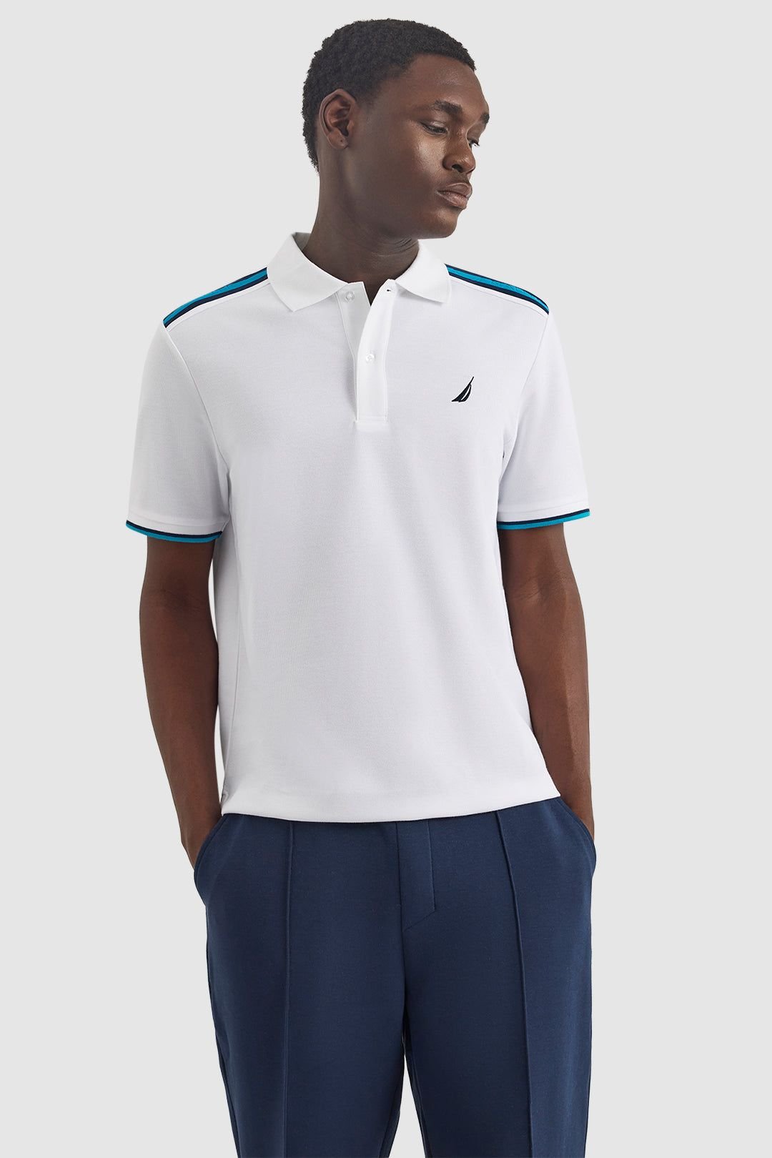 Nautica Nautica Men's Inigo Polo Shirt in White - 3