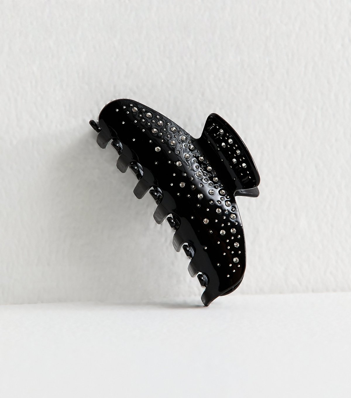 New Look Black Diamante Embellished Curved Hair Clip New Look - 2