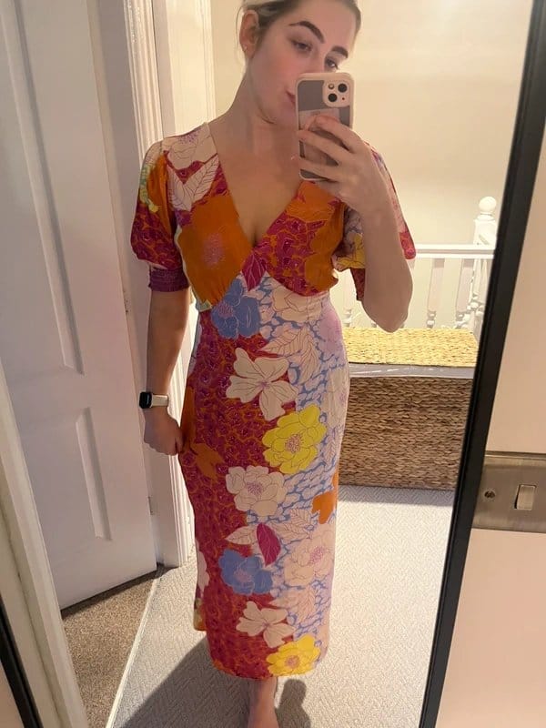 Never Fully Dressed Floral Midi Dress