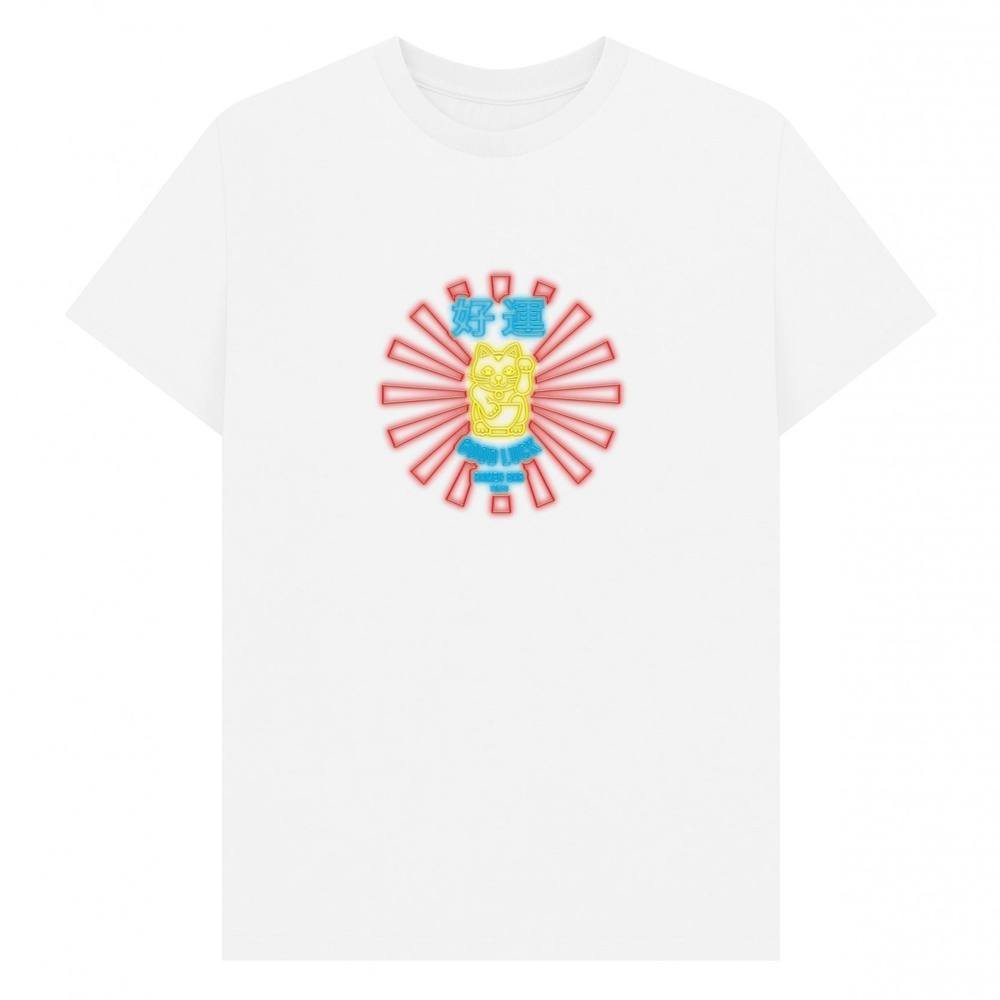 TORC TORC Men's Neon Lucky Cat Ramen T-Shirt in White - 2