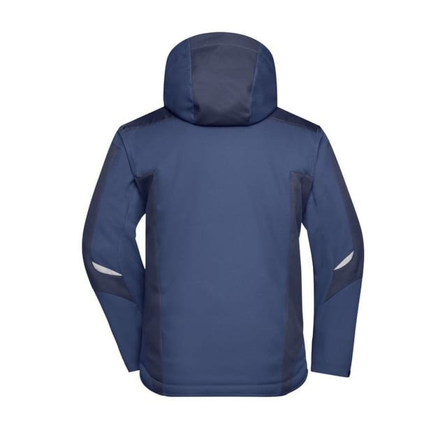 James and Nicholson James and Nicholson Men's Craftsmen Strong Soft Shell Jacket in Navy - 2