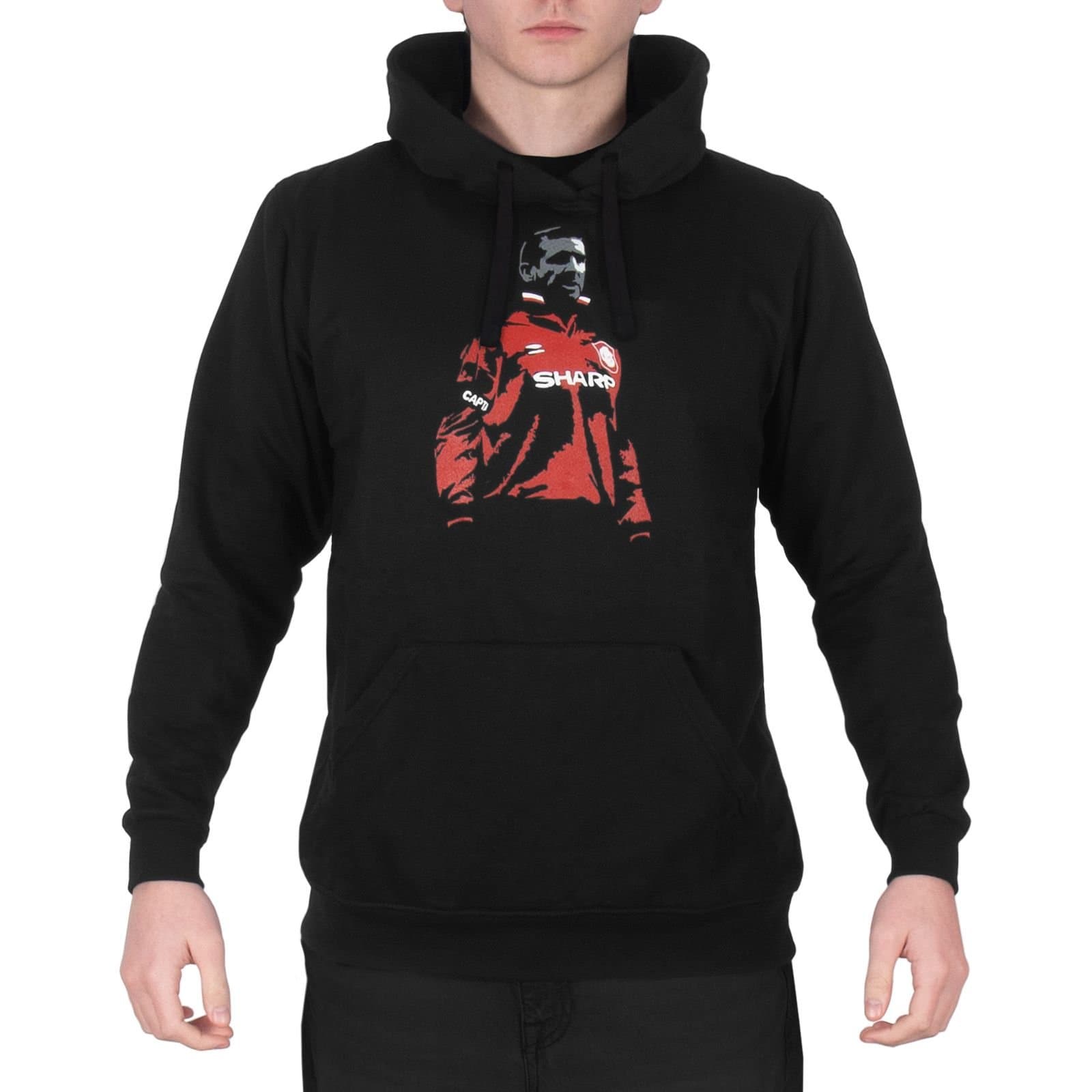 fan originals fan originals Men's Adults Cantona in United 1996 Kit Hoodie in Black