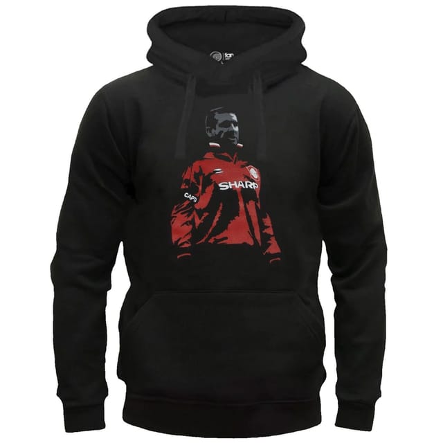 fan originals fan originals Men's Adults Cantona in United 1996 Kit Hoodie in Black - 3
