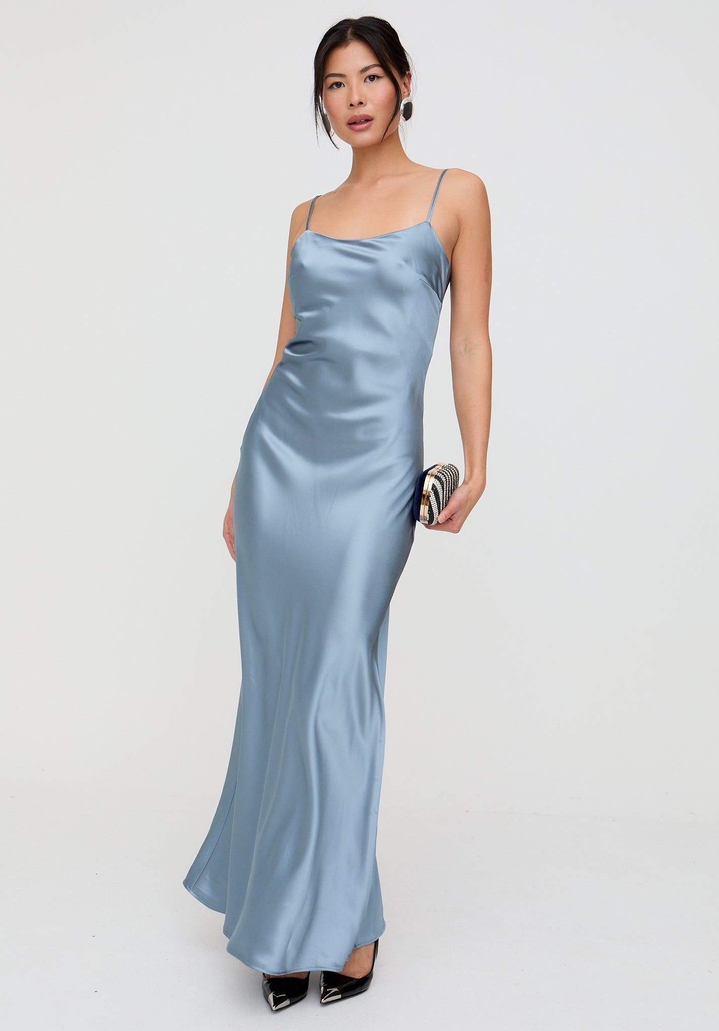 Lily and Lionel Lily and Lionel Women's Roxy Spaghetti Strap Maxi Dress In Blue - 2