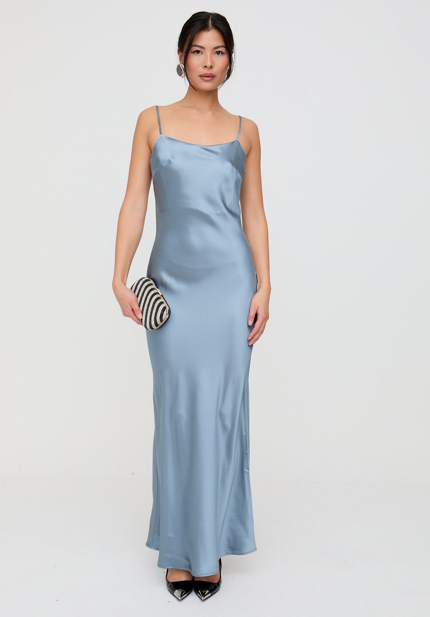 Lily and Lionel Lily and Lionel Women's Roxy Spaghetti Strap Maxi Dress In Blue - 4