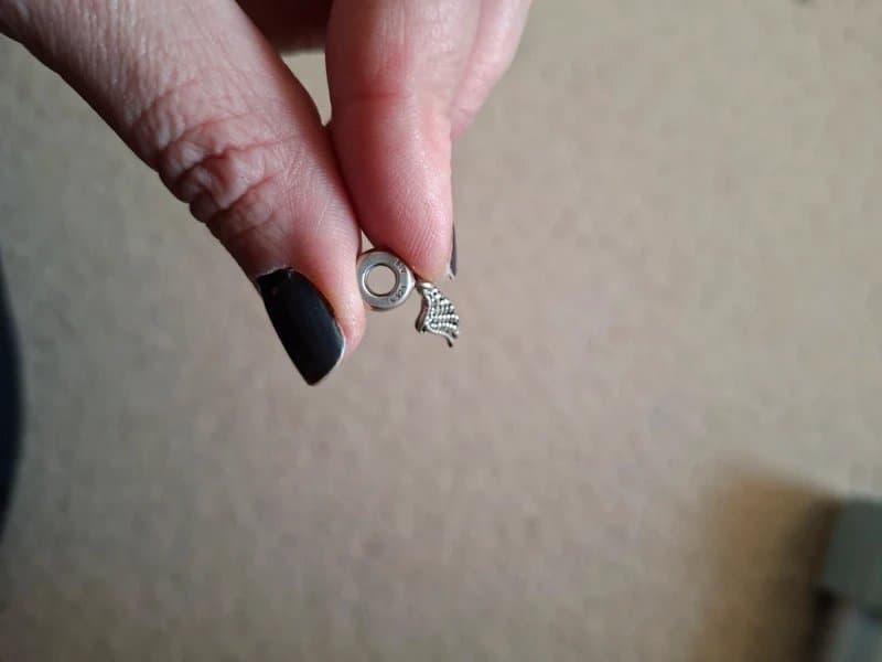 Pandora 🎄 Pandora Sterling Silver Beautiful Angel Wing Charm  Unwanted Gift Perfect Christmas Present 🎁