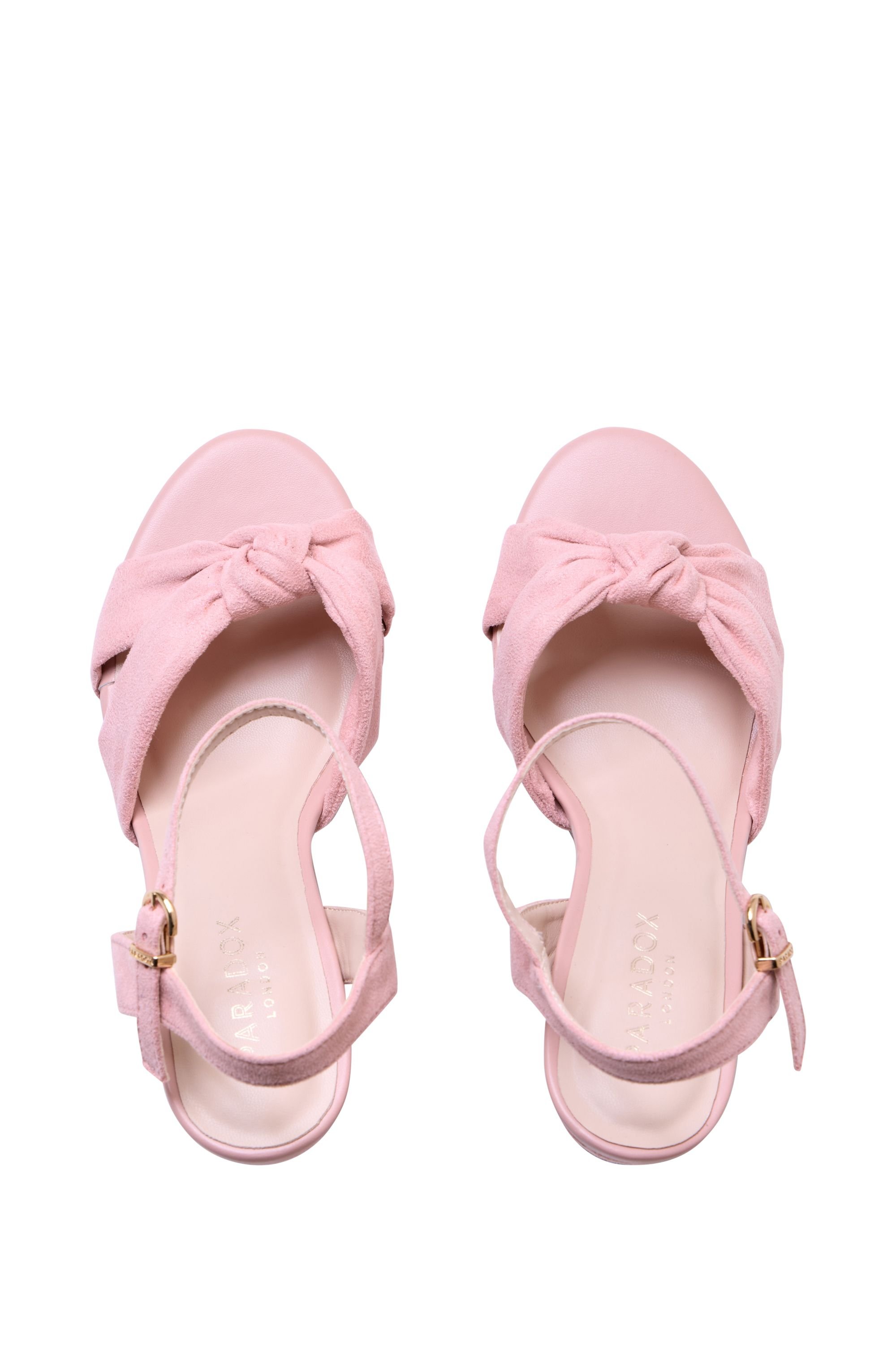 Paradox London Paradox London Women's 'Lani' Platform Sandals in Dusty Pink - 3