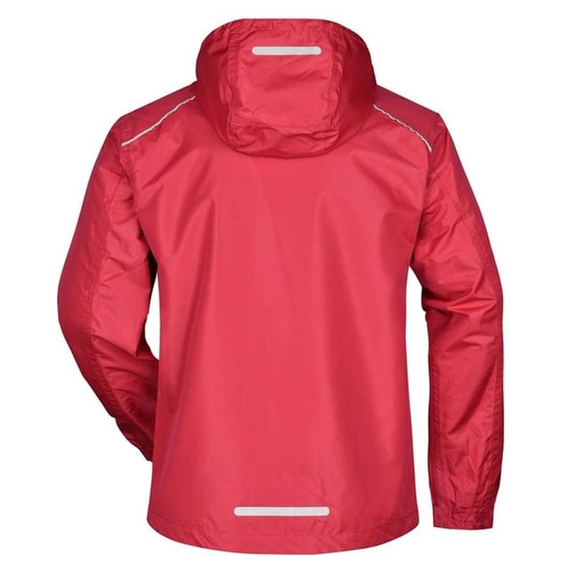 James and Nicholson James and Nicholson Men's Waterproof Jacket in Red - 2