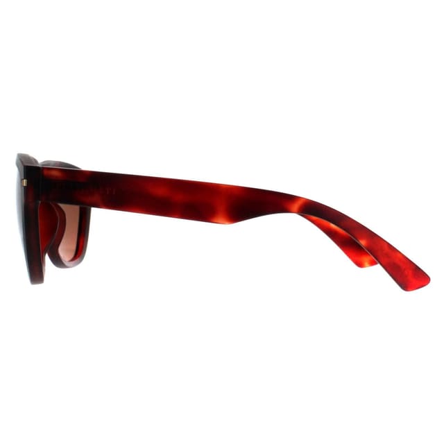Serengeti Serengeti Men's Cat Eye Matte Red Tortoise Mineral Drivers Polarized Pancho in Brown - 3