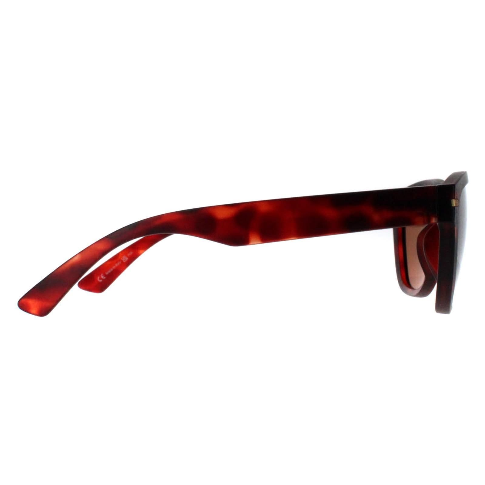 Serengeti Serengeti Men's Cat Eye Matte Red Tortoise Mineral Drivers Polarized Pancho in Brown - 4