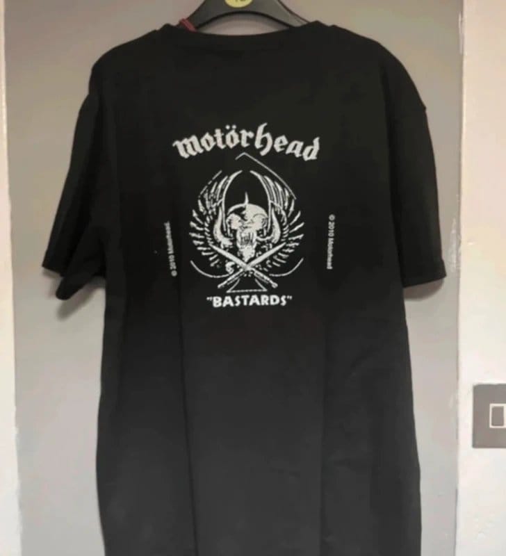 Alternative Custom Motorhead men’s black tshirt - Large - 1