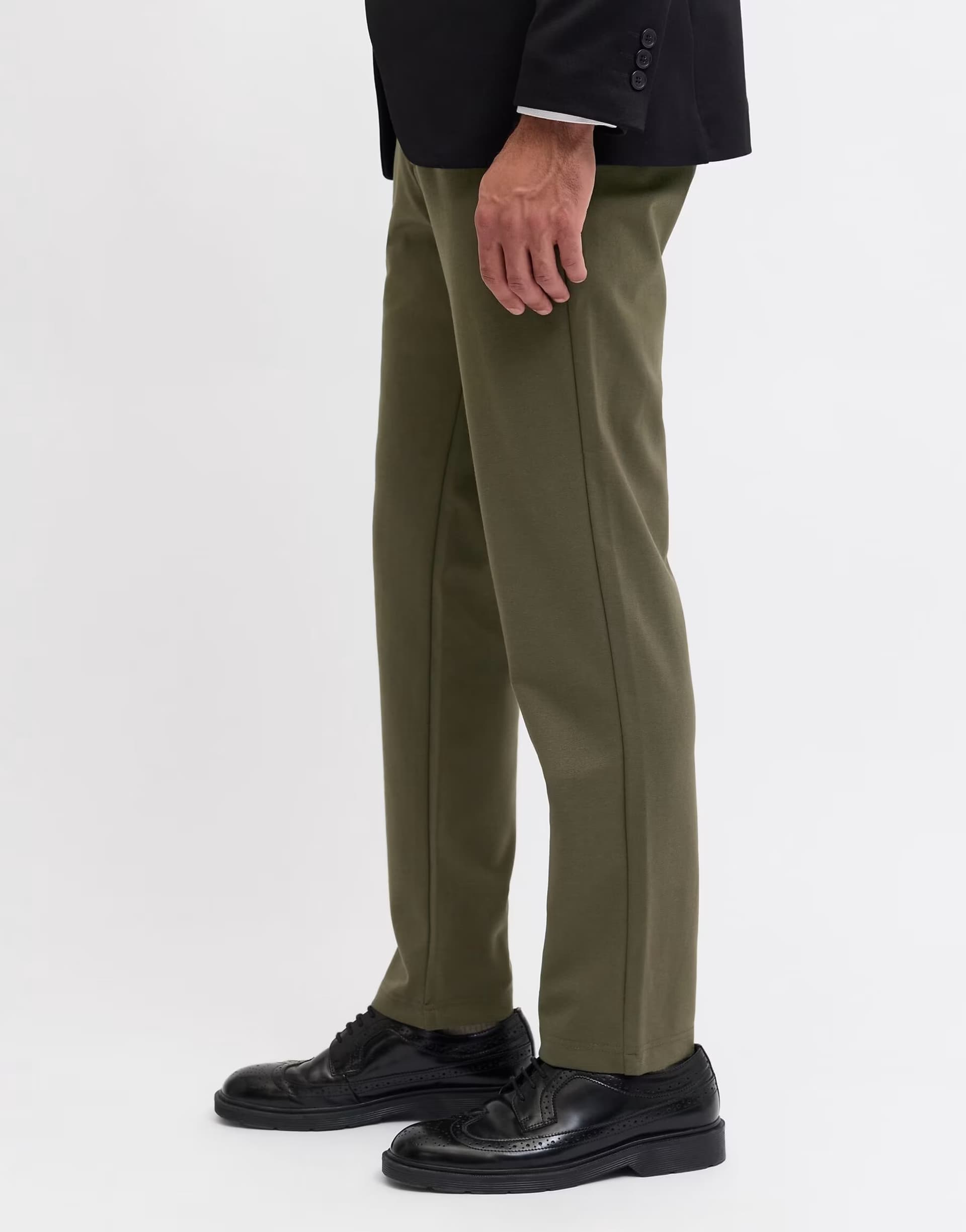 ASOS Jack & Jones Chino trousers in olive night