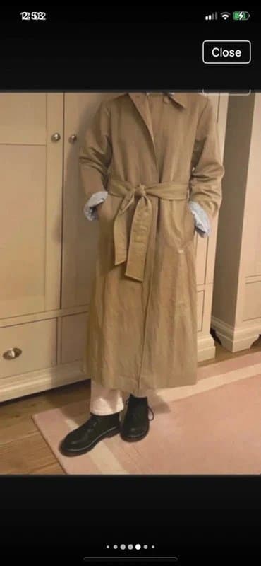 Mango Mango BRand new tagged tagged beige long trench coat