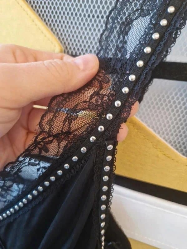 Never Fully Dressed Never fully dressed women's Black Studded Mimi Dress size 12