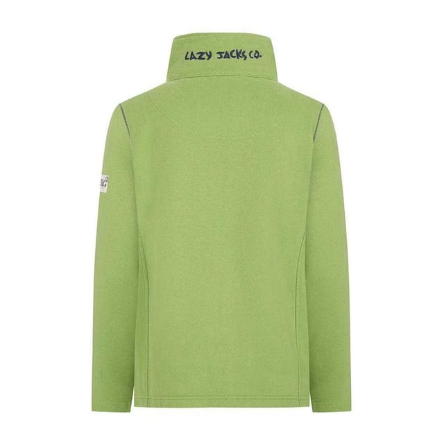 Lazy Jacks Lazy Jacks Women's Full Zip Jacket in Lime - 2
