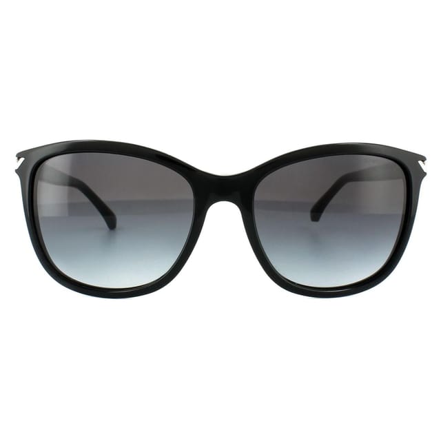 Emporio Armani Emporio Armani Women's Rectangle Black Grey Gradient 4060 Sunglasses - 2