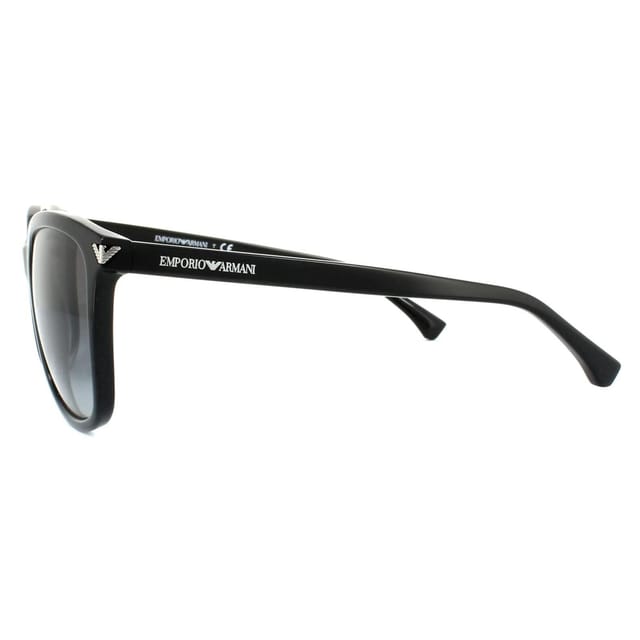 Emporio Armani Emporio Armani Women's Rectangle Black Grey Gradient 4060 Sunglasses - 3