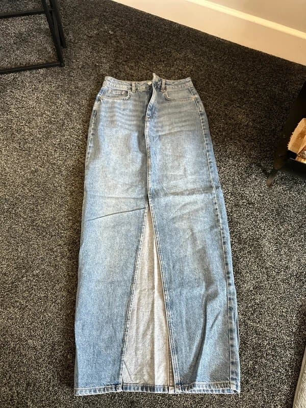 New Look Long denim skirt