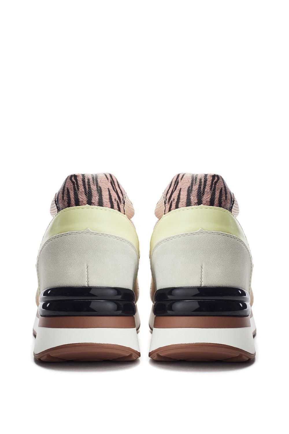 Moda In Pelle Moda In Pelle Women's 'Reo' Textile Trainers in Beige - 3