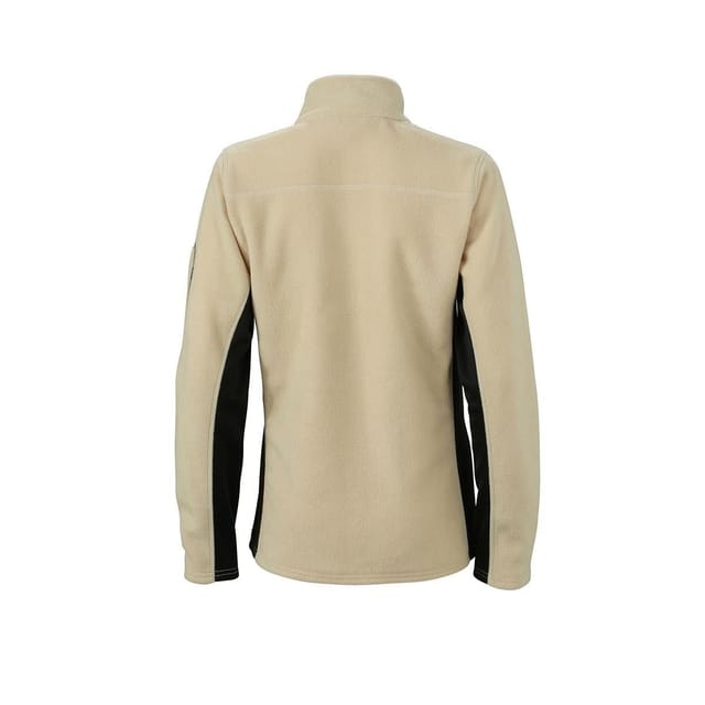 James and Nicholson James and Nicholson Women's Strong Work Fleece Jacket in Stone - 2