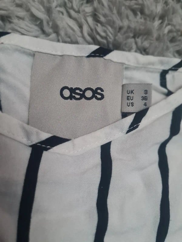 ASOS White & Black Striped Camisole